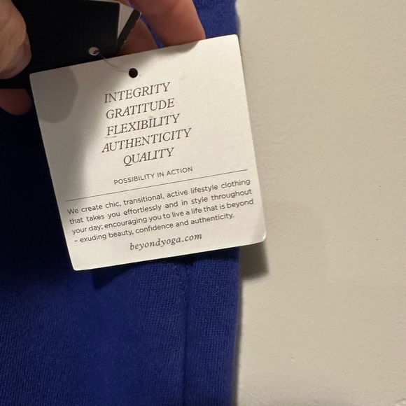 NWT Beyond Yoga WFH Fleece Sweatpant Sapphire Blue Size S - Picture 10 of 16